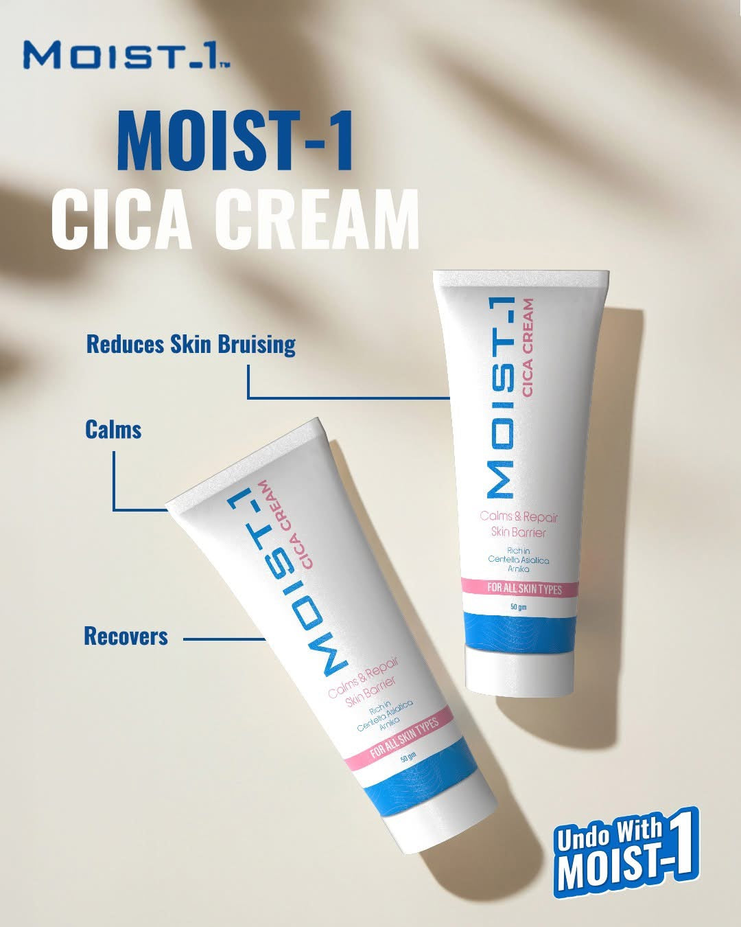 Moist-1 Cica Cream 50gm