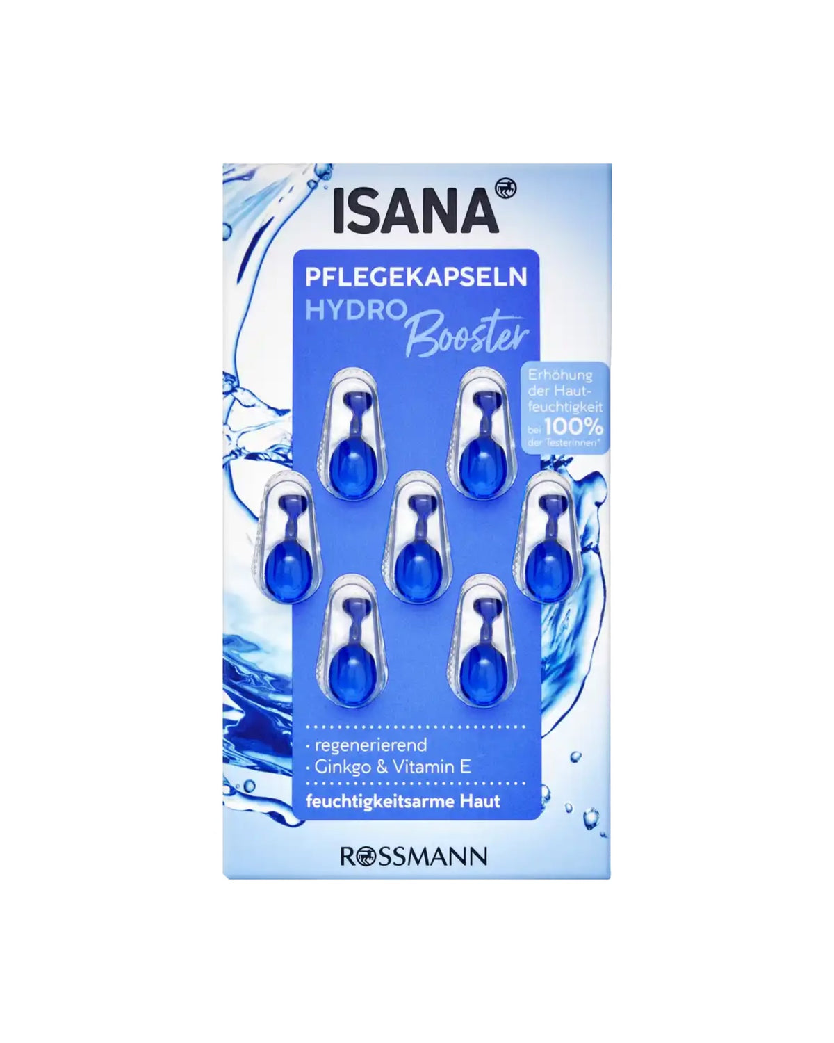 Isana Hydro Booster كبسولات إيسانا لترطيب البشرة
