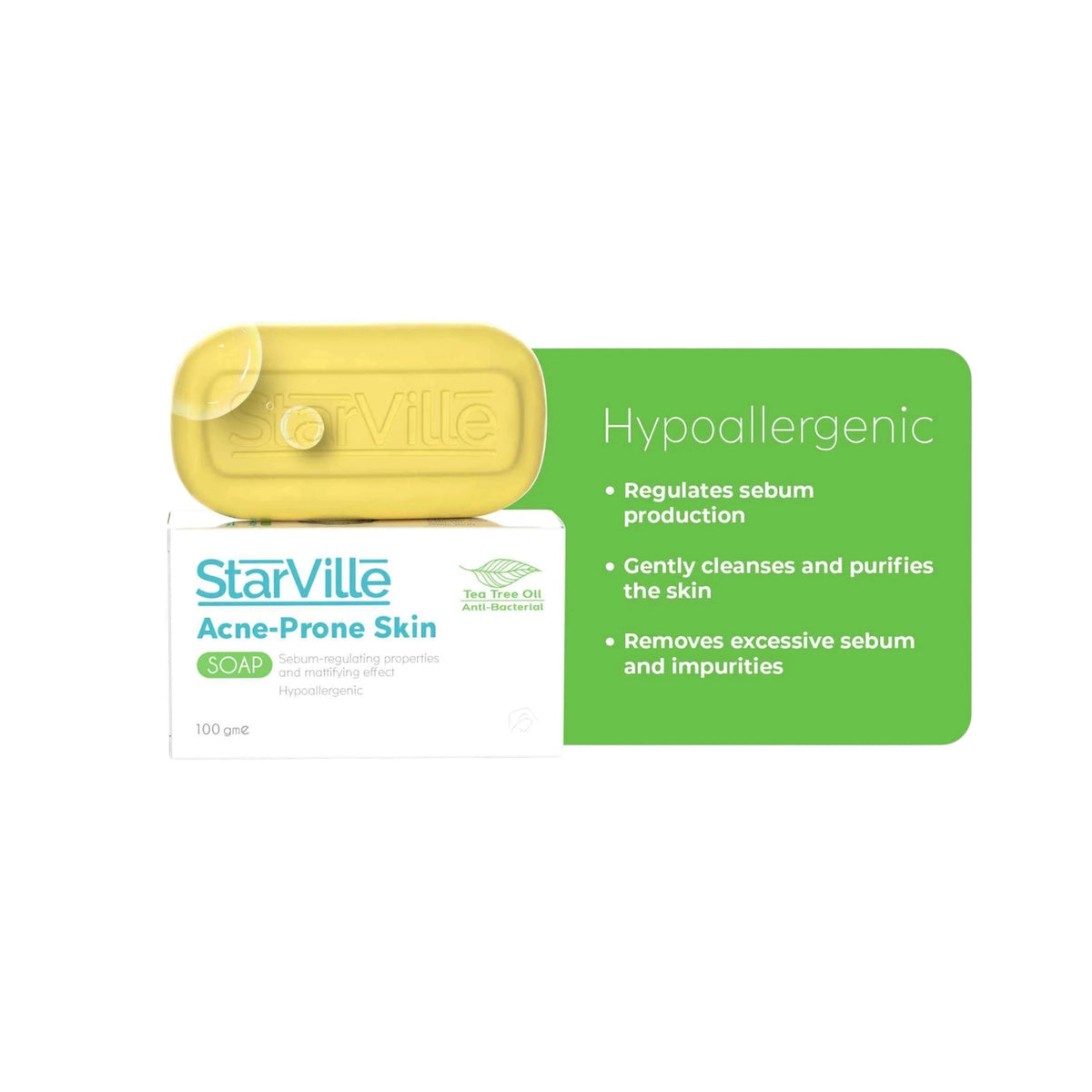 Starville Soap صابونة للبشرة المعرضة للحبوب