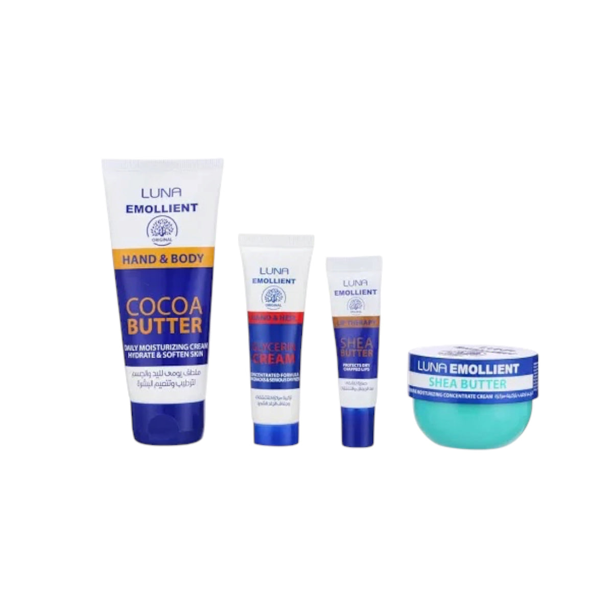 Luna Emollient Pack مجموعة لونا ٤*١