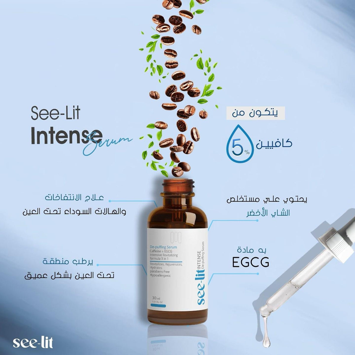 See-Lit Intense Serum سيروم لعلاج الهالات و انتفاخات العين