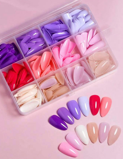Shein Nail Kit 288PCs علبة أظافر