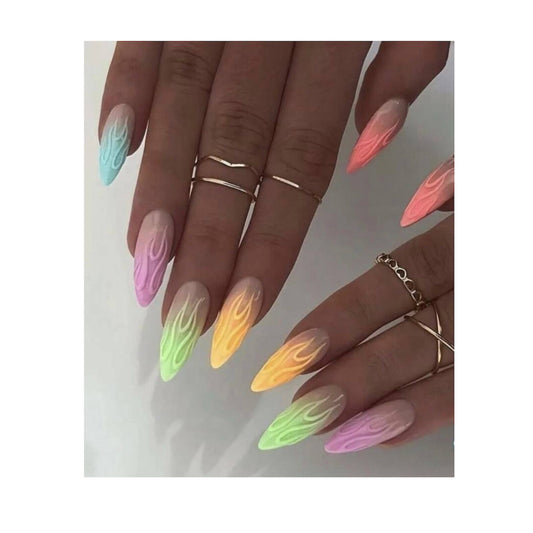 Shein Nails 24PCs أظافر