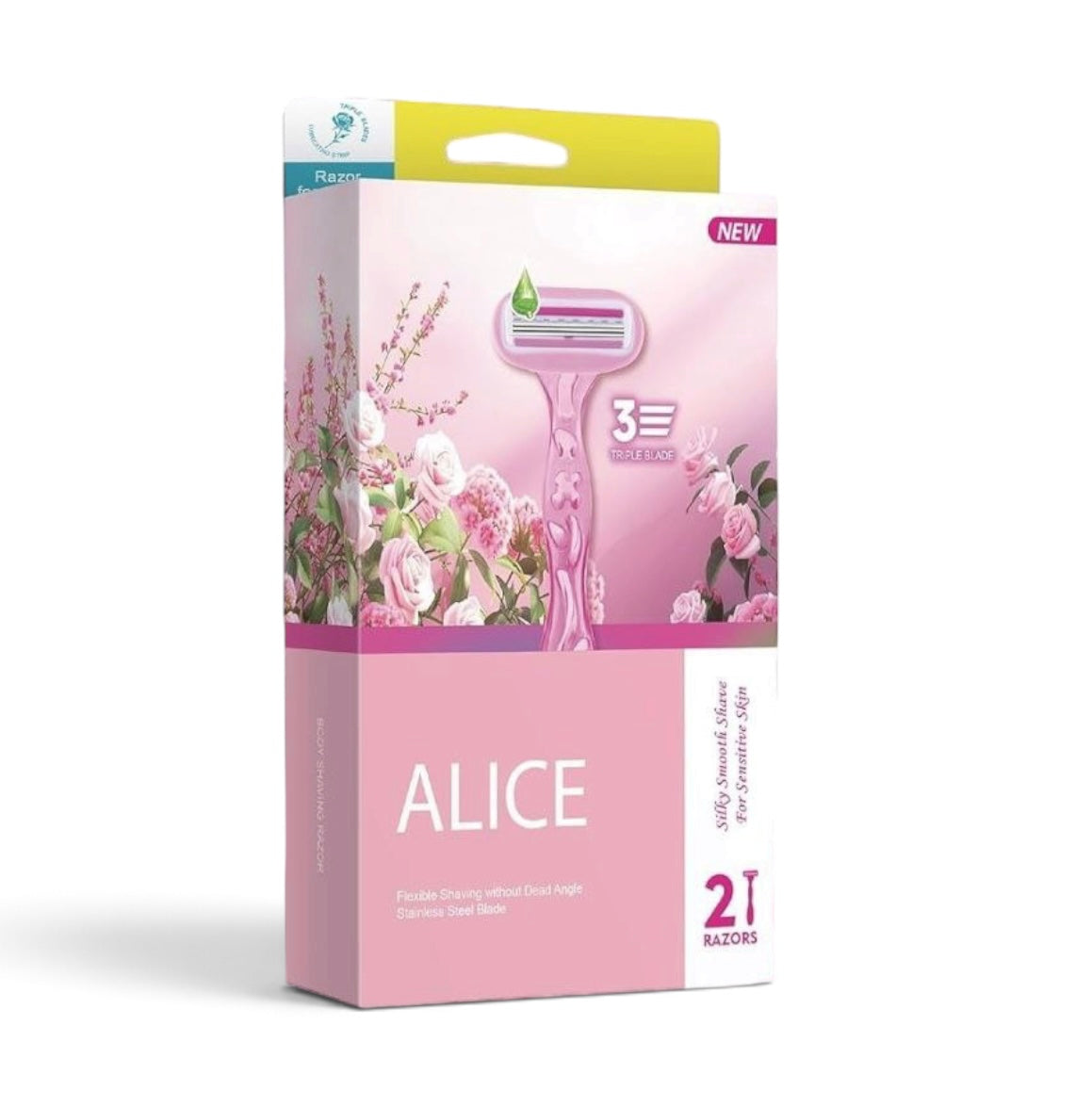 Alice Silky Smooth Razors 2PCs للبشرة الحساسة