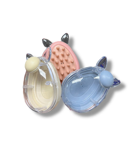 Scalp Massager فرشاة مساچ و خزان للشامبو