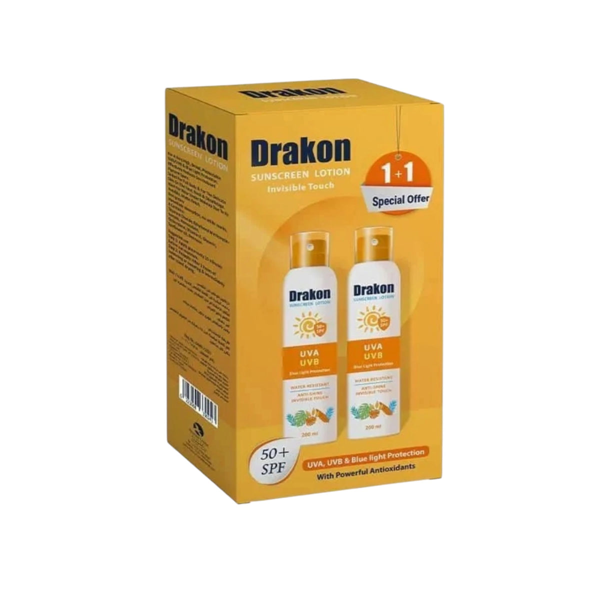 Drakon Sunscreen Lotion صن سكرين لوشن 1+1