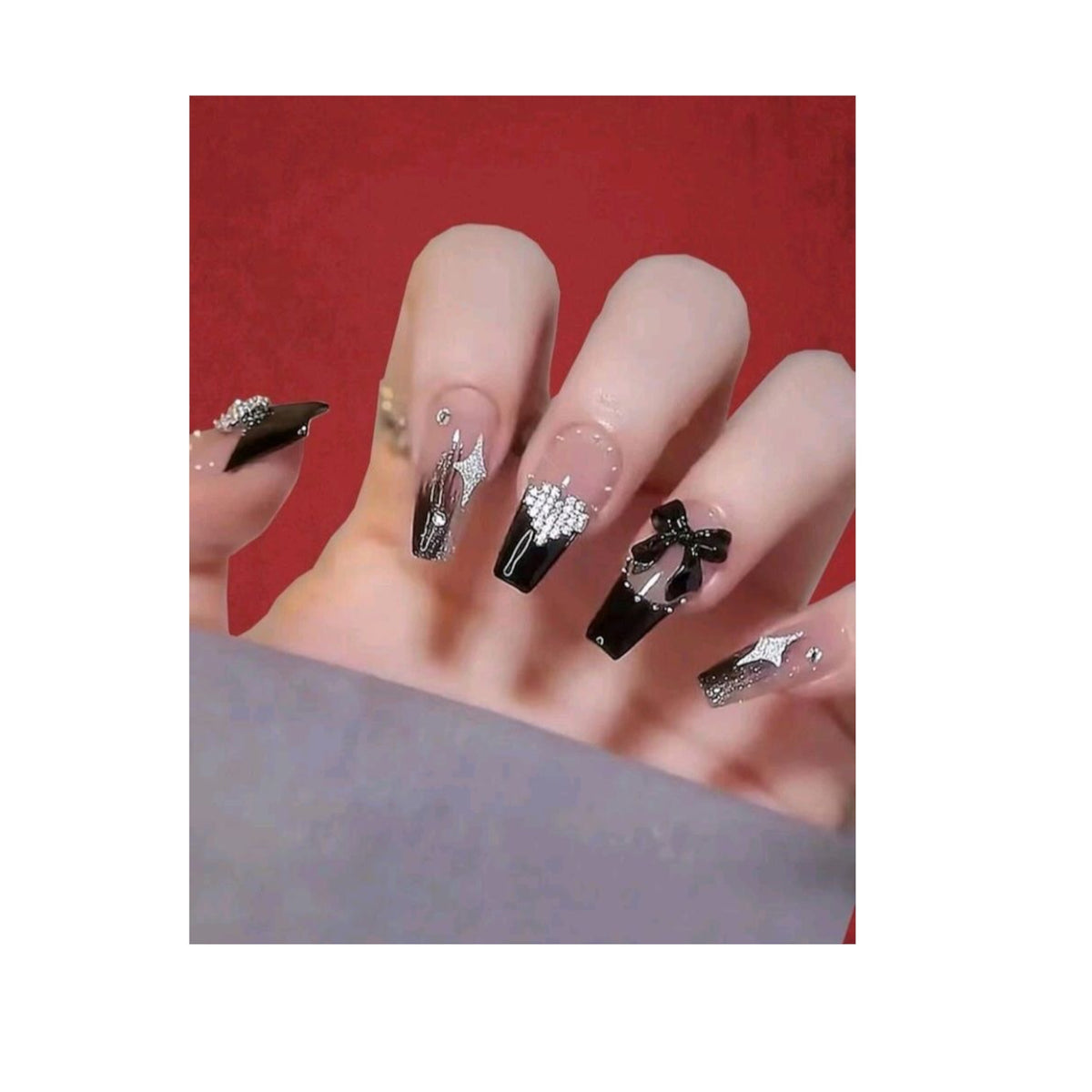 Shein Nails 24Pcs أظافر