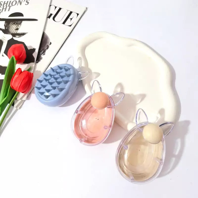 Scalp Massager فرشاة مساچ و خزان للشامبو