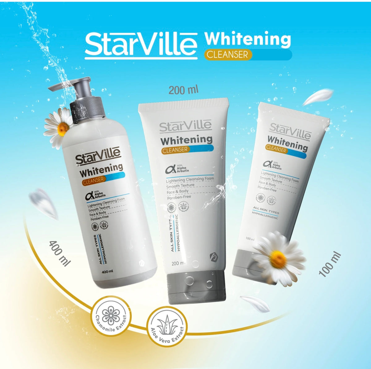 Starville Whitening Cleanser غسول التفتيح
