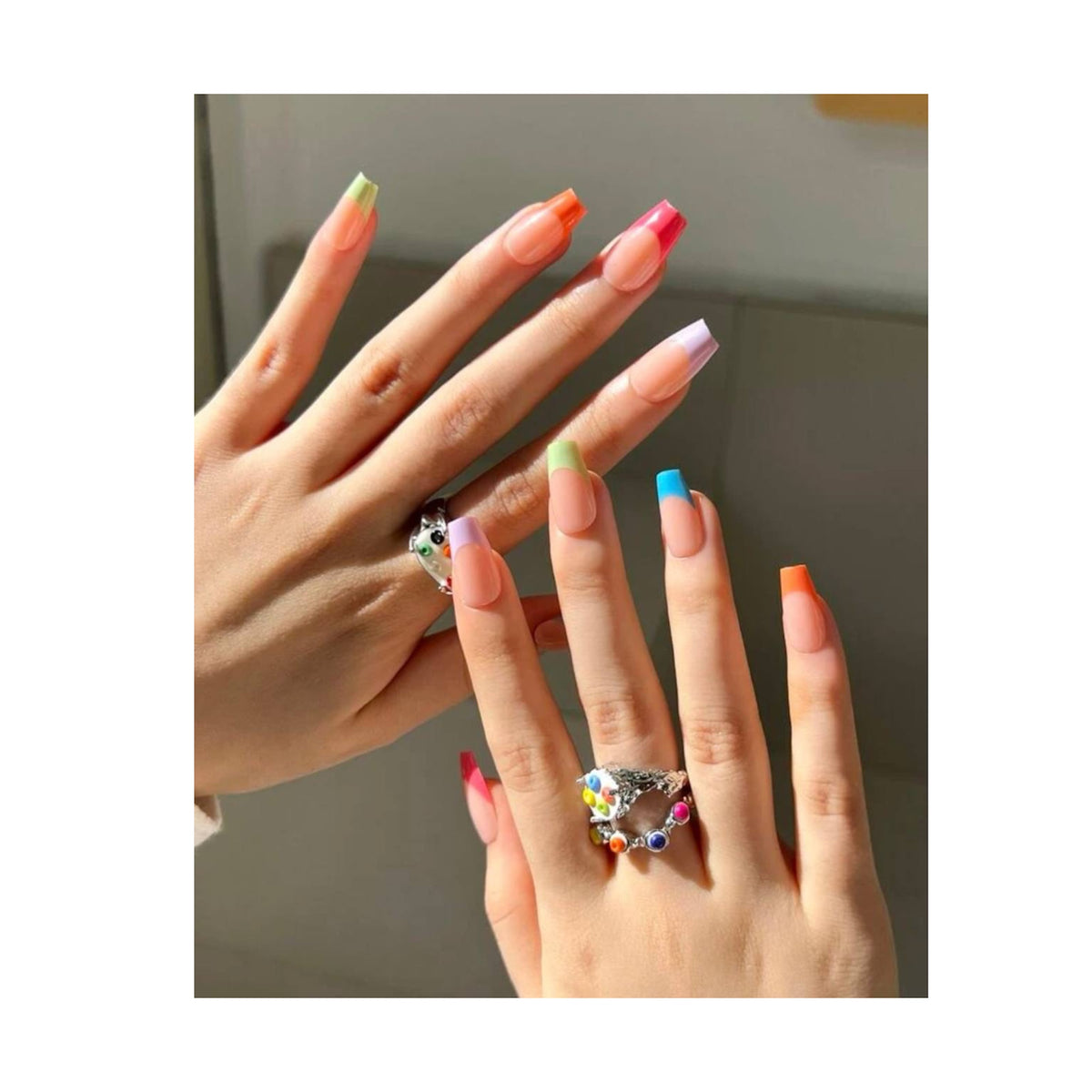 Shein Nails 24PCs أظافر