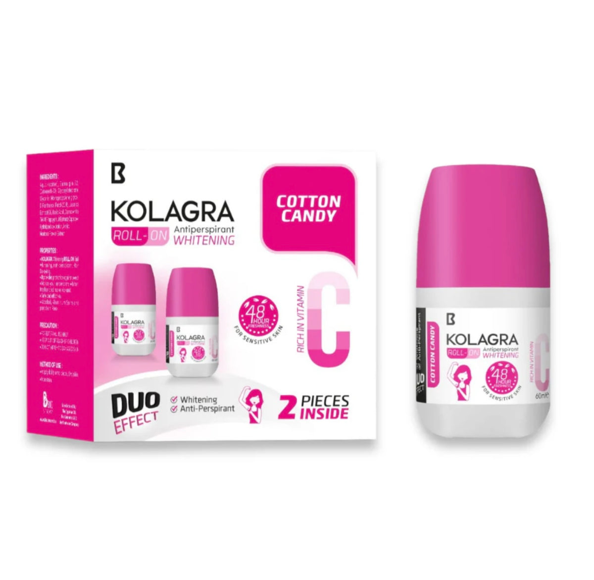 Kolagra Deodorant - Cotton Candy