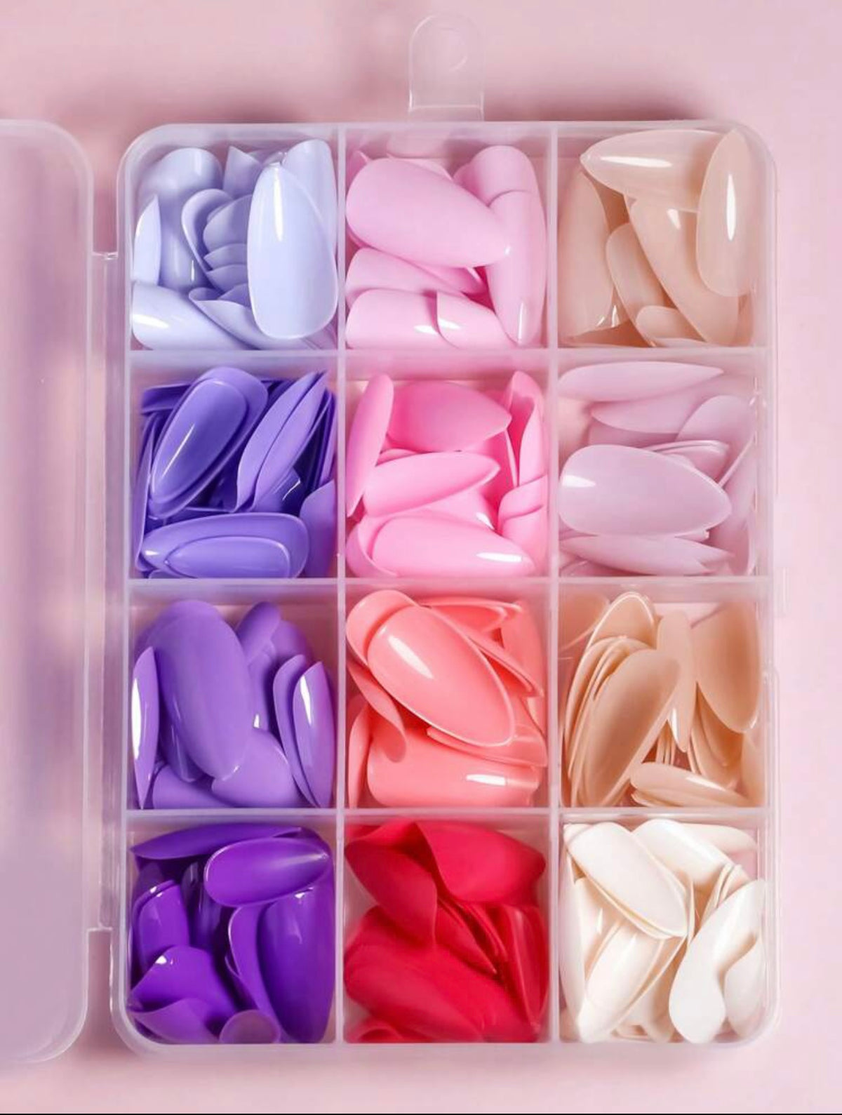 Shein Nail Kit 288PCs علبة أظافر