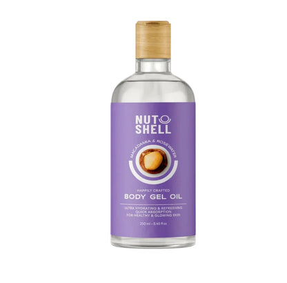 Nutshell Body Gel Oil بالمكاديميا و ماء الورد