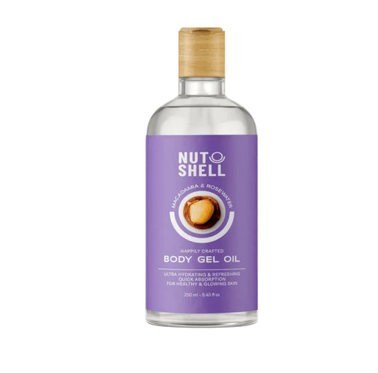 Nutshell Body Gel Oil بالمكاديميا و ماء الورد