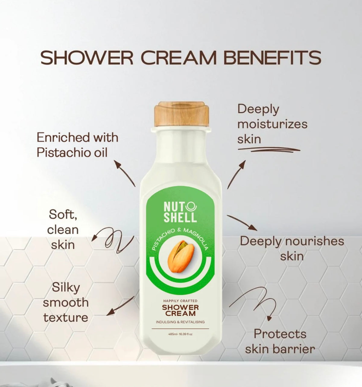 Nutshell Shower Gel بالفستق و الماغنوليا