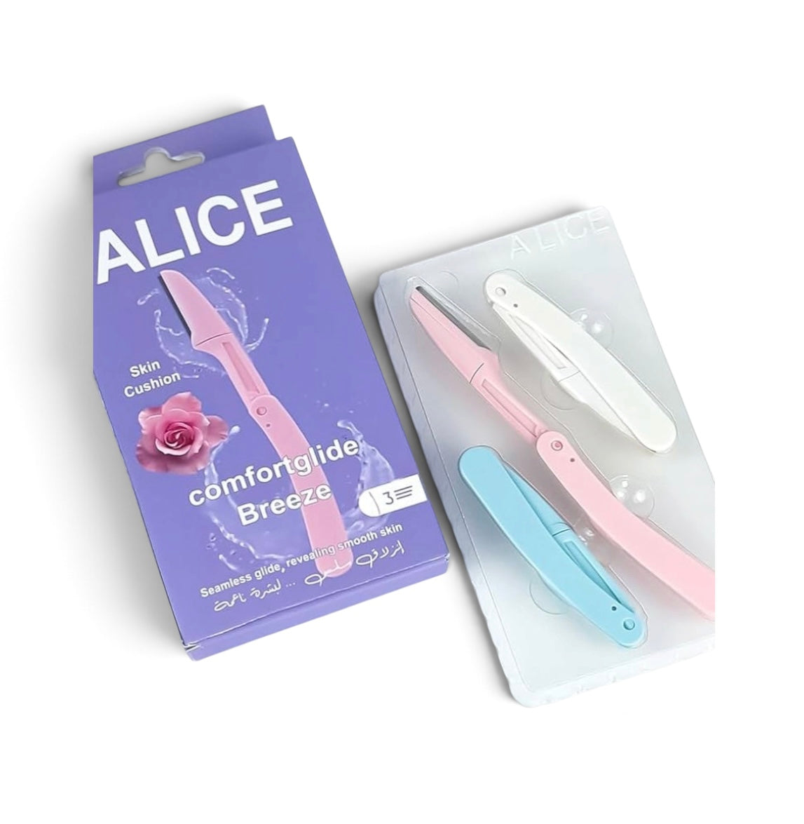 Alice Skin Razors 3PCs شفرات أليس للبشرة