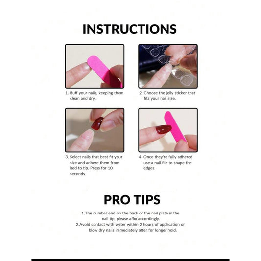 Shein Nails 24PCs أظافر