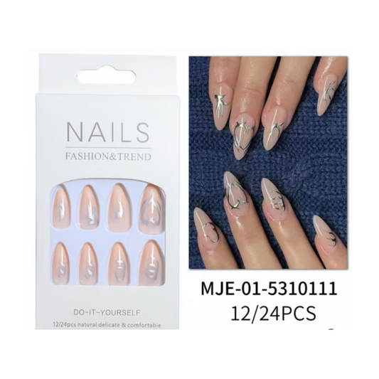 Shein Nails 24PCs أظافر