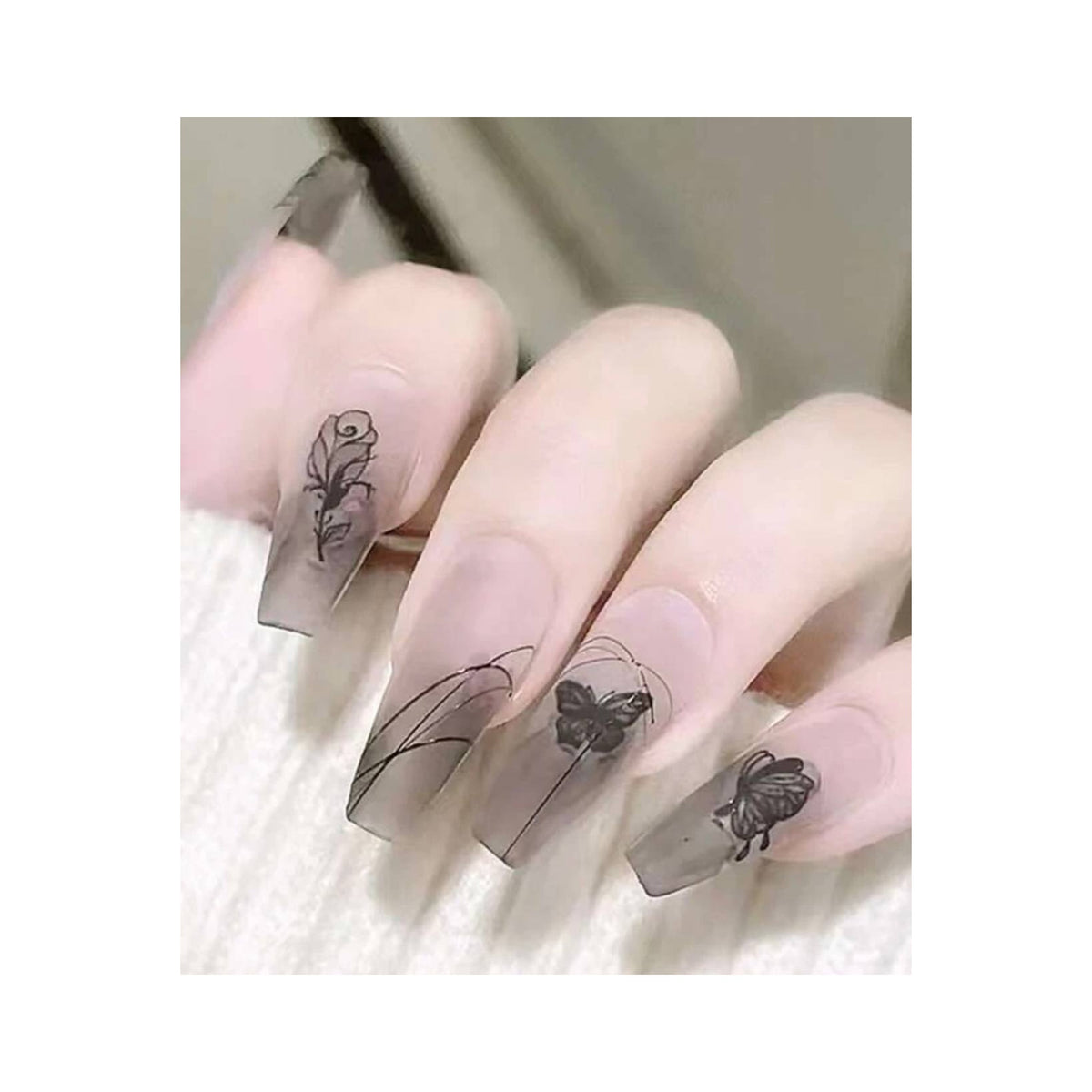 Shein Nails 24Pcs أظافر