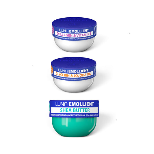 Luna Emollient Pack مجموعة لونا ٣*١