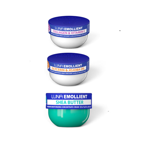 Luna Emollient Pack مجموعة لونا ٣*١